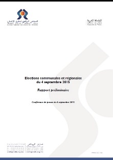 Rapport préliminaire relatif à l'observation des élections communales et régionales du 4 septembre 2015